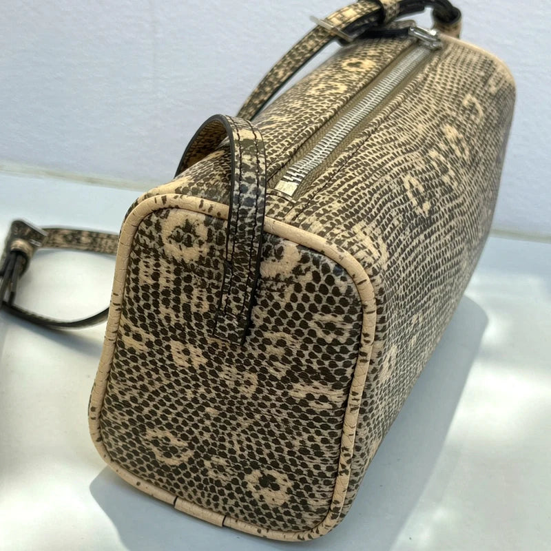 Customize Initials Leather Snake Pattern Mini Pillow Bags For Women Luxury Designer Handbags Purses 2026 New In Cowhide Shoulder