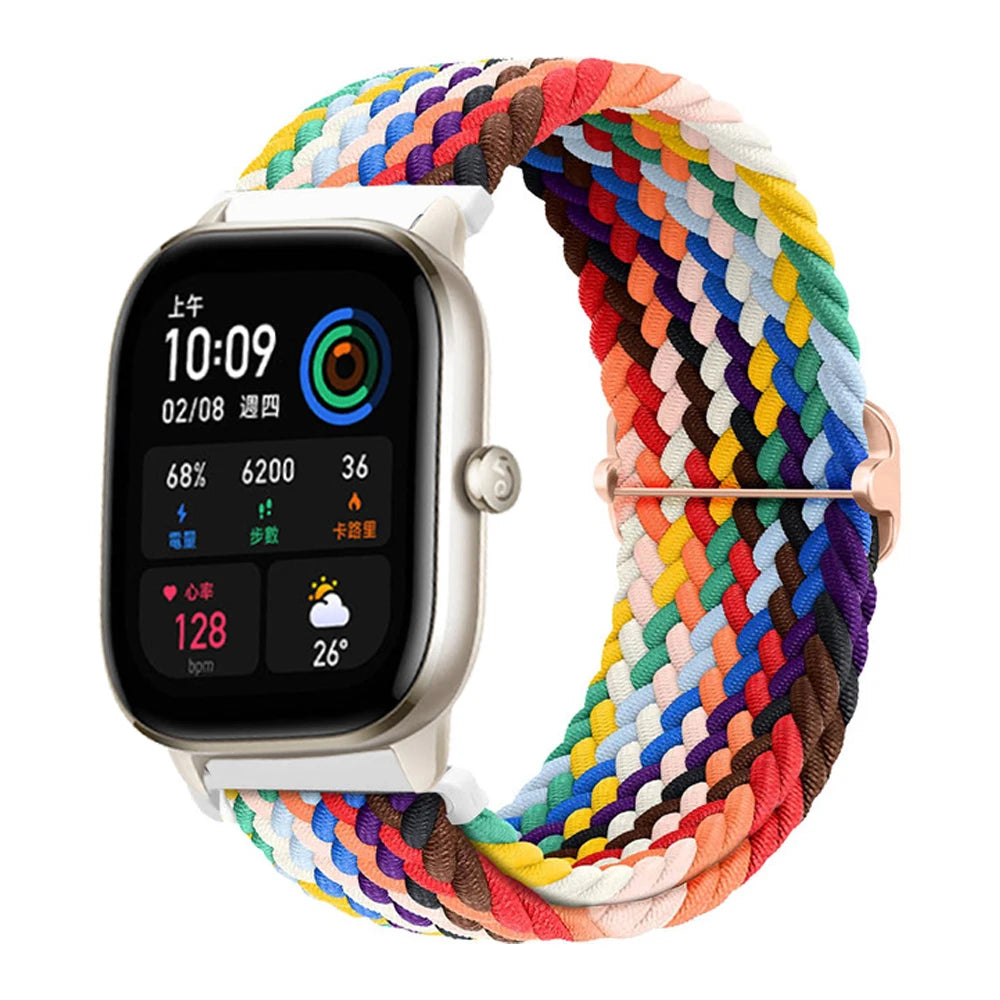 Band for amazfit GTS 4/4 mini/2/2e/3/GTR 4/2/3/Pro/stratos 3 accessories smart watch strap bracelet amazfit bip strap 20mm 22mm