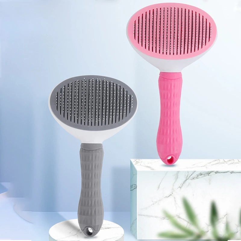 Haustierpflegebürste zur Haarentfernung – Handbuch für den Haushalt, Beauty-Haarbürste mit langem Griff, professioneller, wiederverwendbarer Haustierpflegebedarf