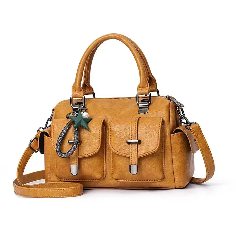 11.2 inch (28cm) Fashionable and Elegant Soft Leather PU Women's Multi Functional Shoulder Bag