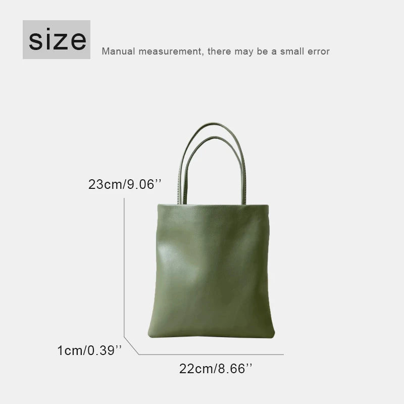 Classic Leather Small Slim Tote Bags For Women Luxury Designer Handbag And Purse 2026 New In Sheepskin Handle Shoulder Crossbody