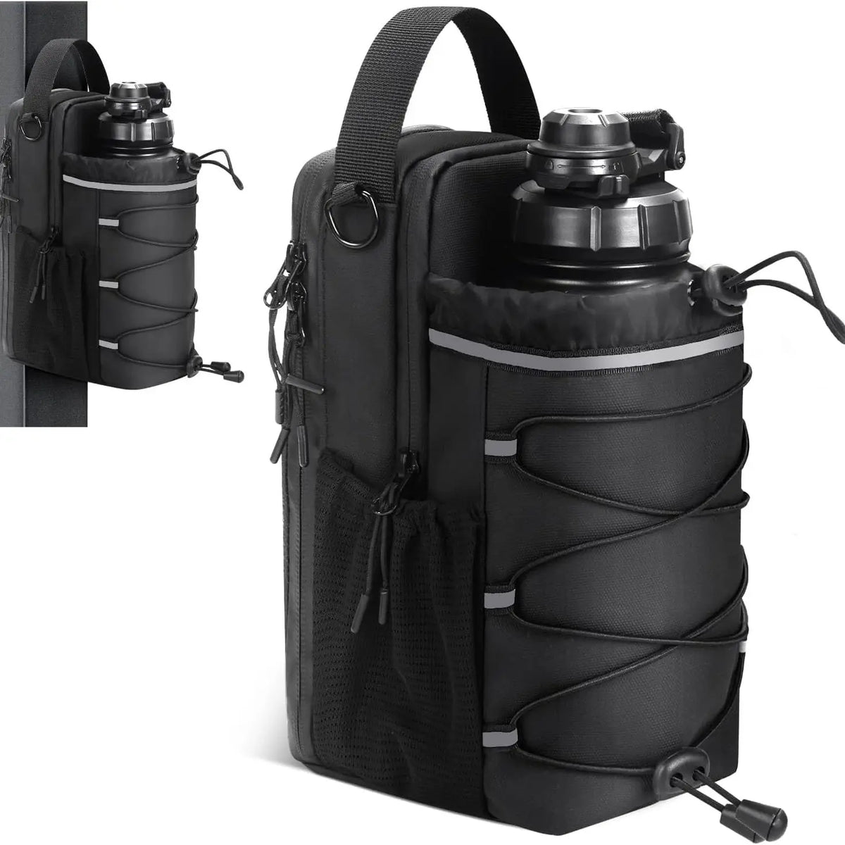 Magnetic Crossbody Water Bottle Holder for Fitness and Running