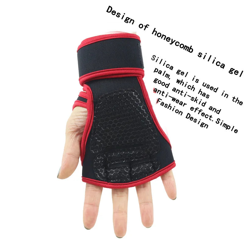 Half-Finger Training Gloves for Gym and Weightlifting