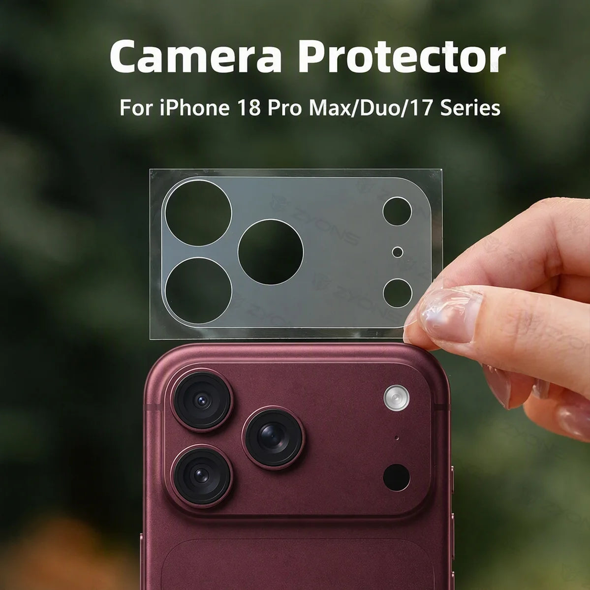 6pcs  Matte Lens Base Protector for Iphone 18 Pro Max/18 Pro/Duo Anti-Scratch/Anti-Fingerprint,Sleek&Durable Camera Shield
