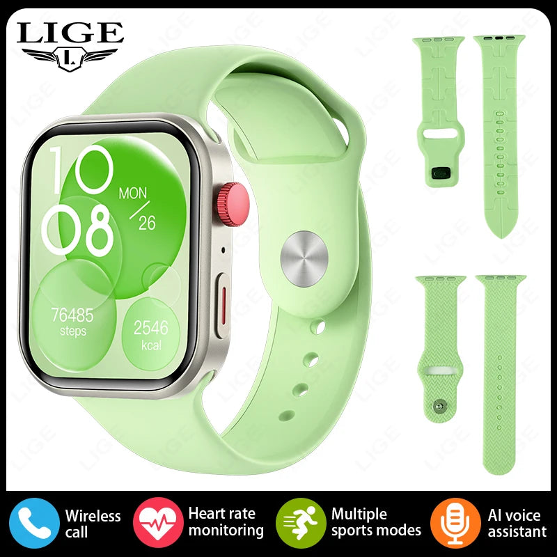 LIGE Z03PRO Smartwatch with 3 Straps
