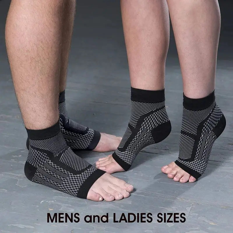 1 Paar Sport-Knöchelstützen, Kompressionssocken bei Plantarfasziitis, Achillessehnenentzündung, Gelenkschmerzen, Schwellungen und Fersensporn