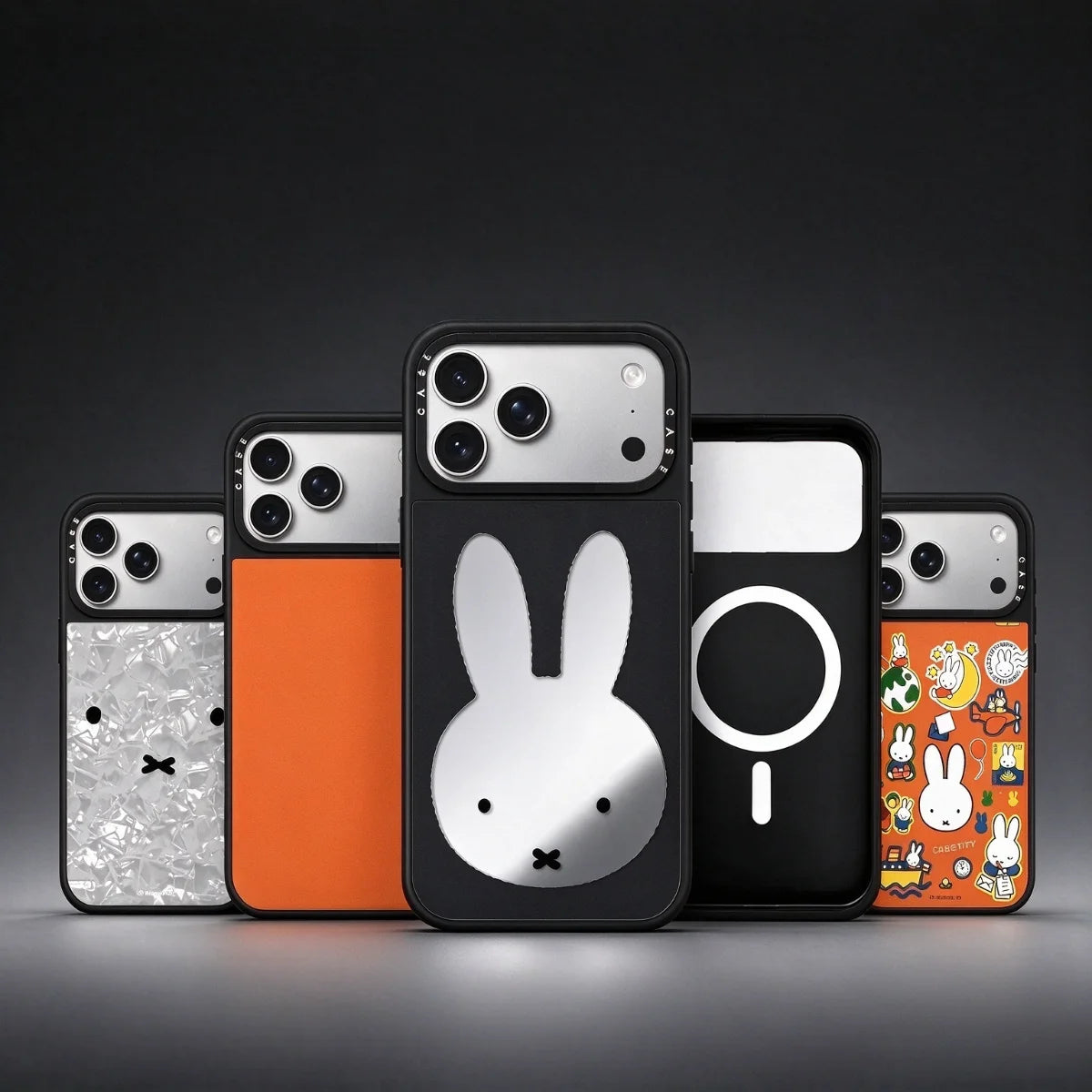 Kawaii Anime Miffy Magnetic Phone Case Limited Edition Cartoon Collection 18promax 18pro 17promax 16Pro 15Plus 14Promax 13 12