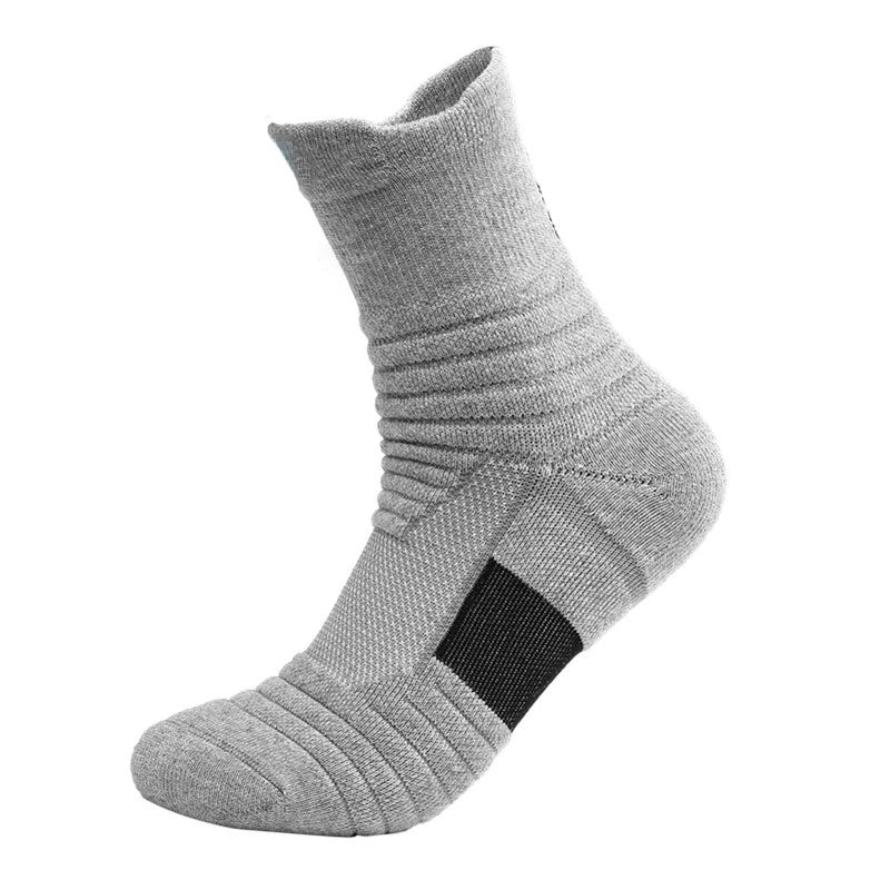 1/3 Pares de calcetines antideslizantes de fútbol para hombre, de algodón, cortos y de caña larga, para fútbol y baloncesto, transpirables y antiolor, talla 39-45