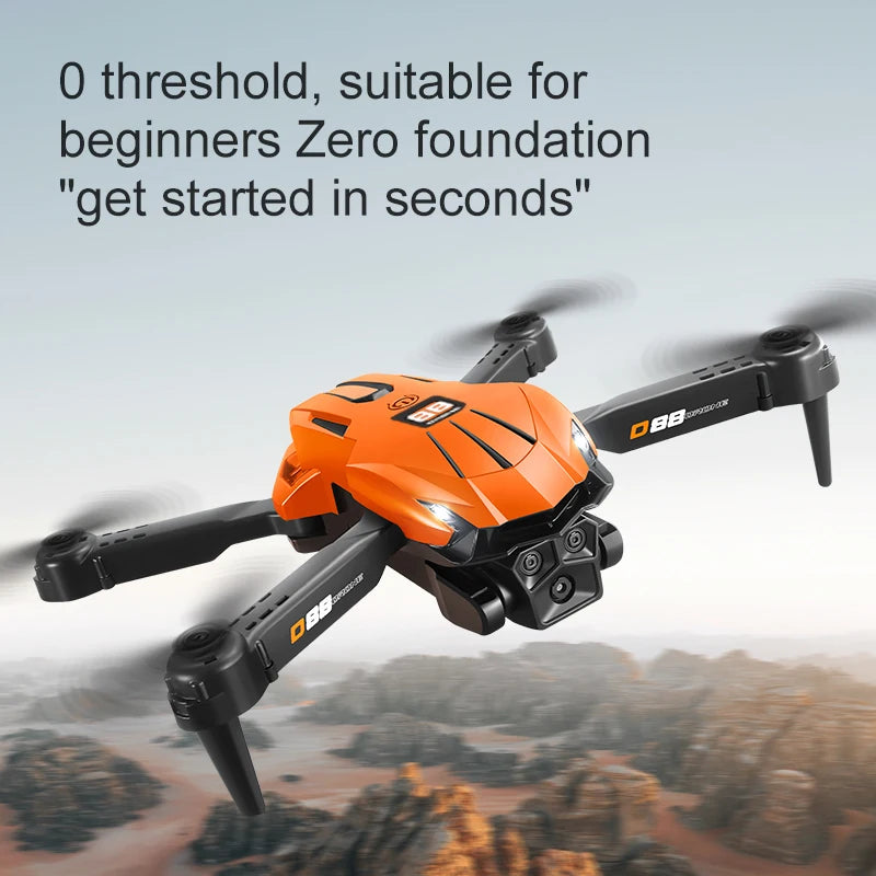 Drone D88 con videocamera 4K e telecomando
