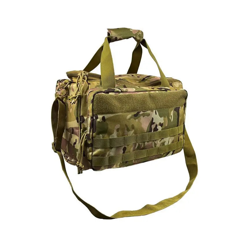 Borsa tattica a tracolla in nylon, 4 colori