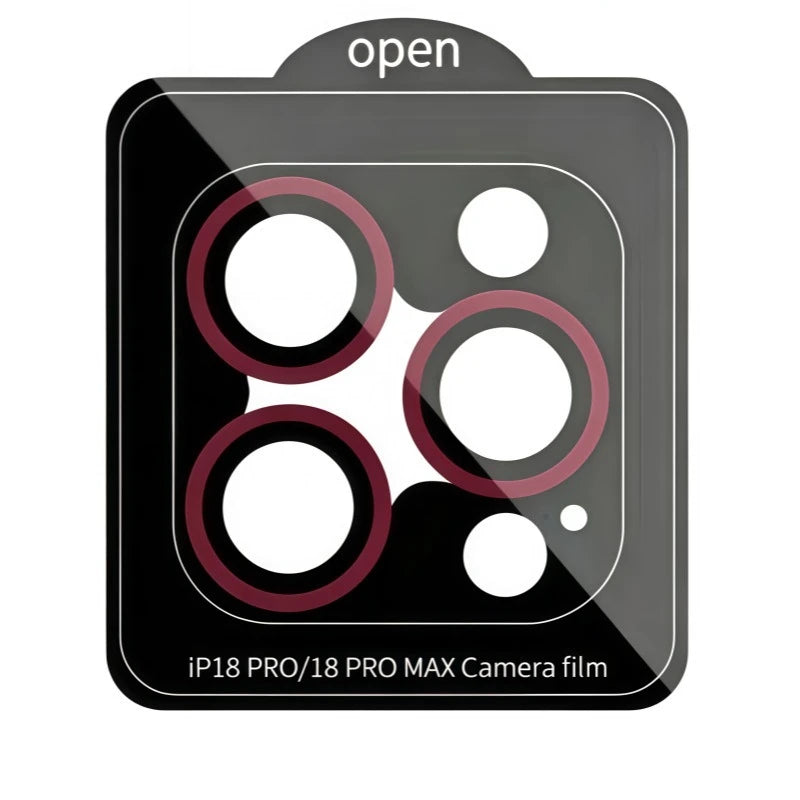 For Apple iPhone 18 17 Pro Max Aluminum Alloy Glass Camera Protector for iPhone18 18Pro Max Positioning Metal Ring Lens Film