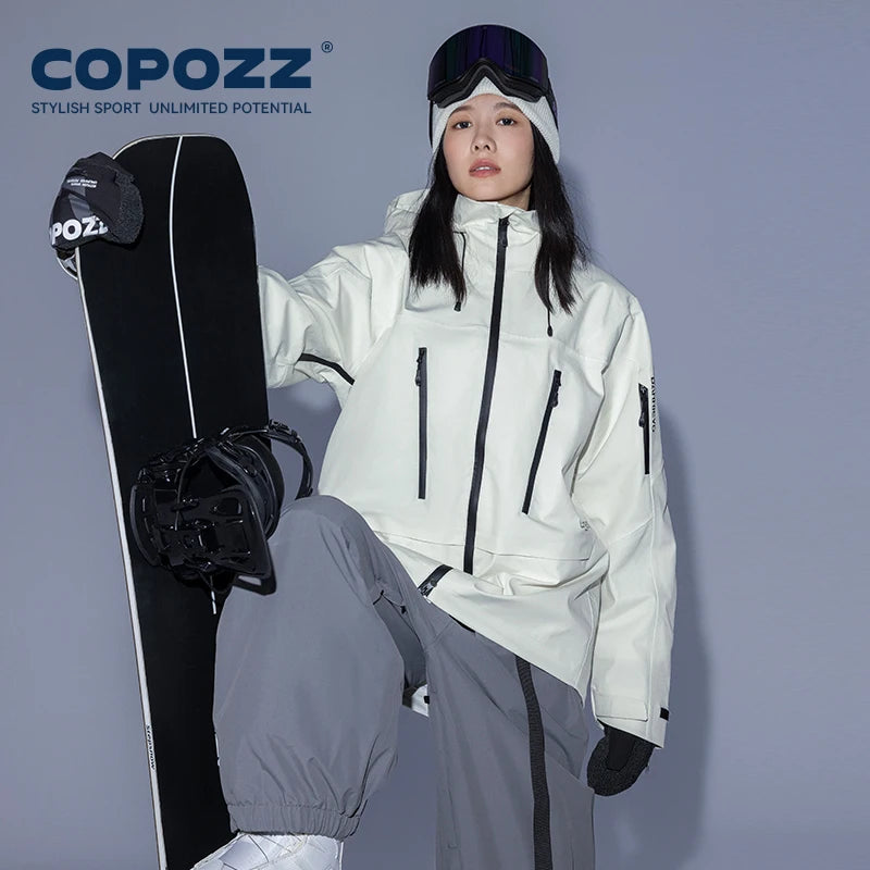 Giacca da sci COPOZZ 24304 con cappuccio
