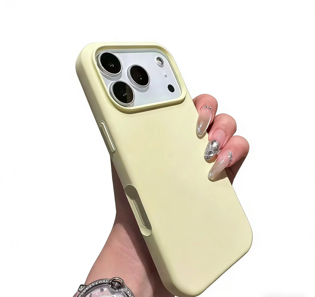 Original Square Liquid Silicone Phone Case for iPhone 17 16 15 14 13 12 Pro MaxLuxury Camera Protective Cover