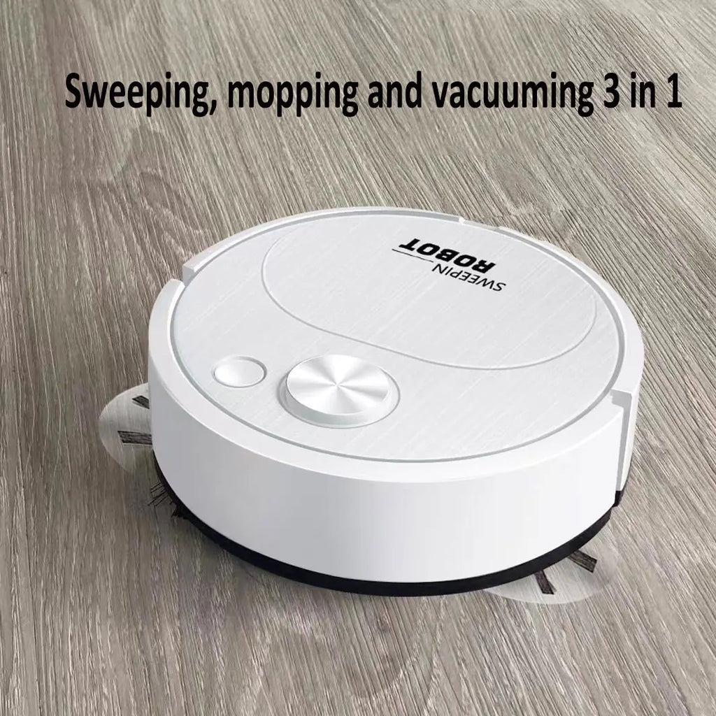 NOUVEL ASPIRATEUR ROBOT USB BALAYEUR, ASPIRANT ET LAVEUR 3-EN-1 SANS FIL INTELLIGENT 1500 PA POUR NETTOYER LES SOLS À LA MAISON ET AU BUREAU