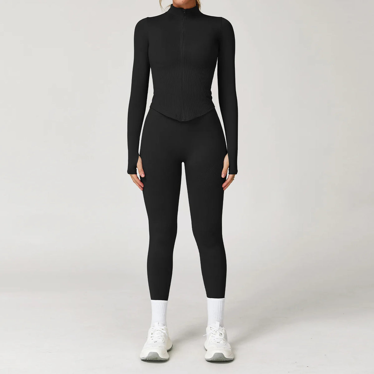 Conjunto de yoga de mujer, top y leggings