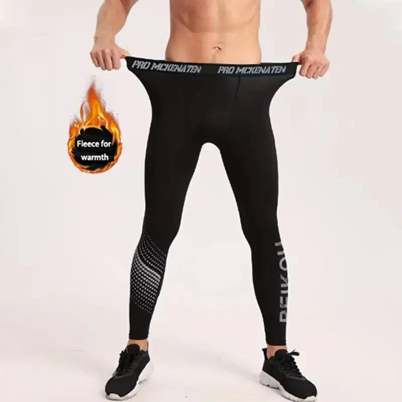 Leggings sportivi uomo in acrilico