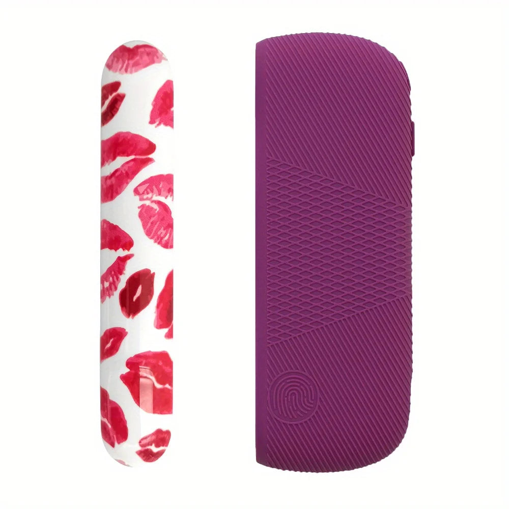 Étui et coque de protection 2-en-1 KISS Lip Side en silicone pour accessoires IQOS ILUMA & ILUMA PRIME