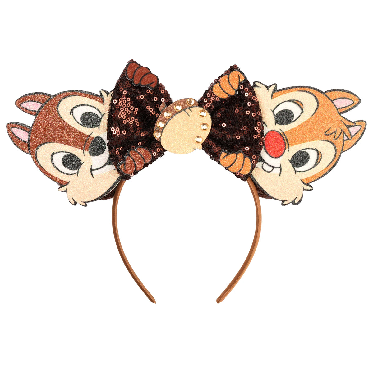 2026 New Style Sequin Ear Headband Sequin Bows Girl Adult Kids Halloween Party Cosplay Hair Accessories Princess Hairband