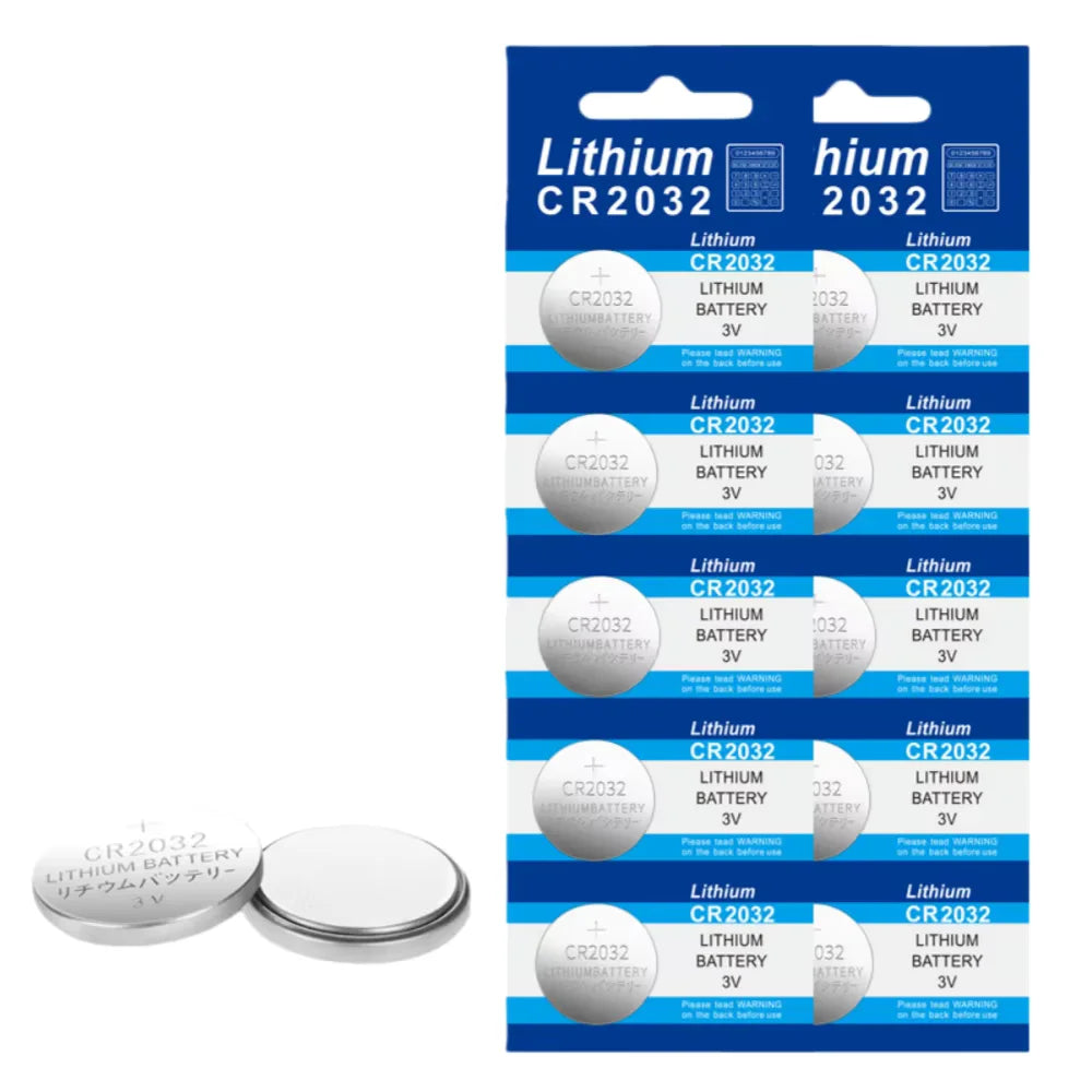 25 Stück Panasonic CR2032-Batterien mit langer Haltbarkeit, 3-V-Lithium-Knopfzelle für Fernbedienung, Schlüssel, Waage und Motherboard