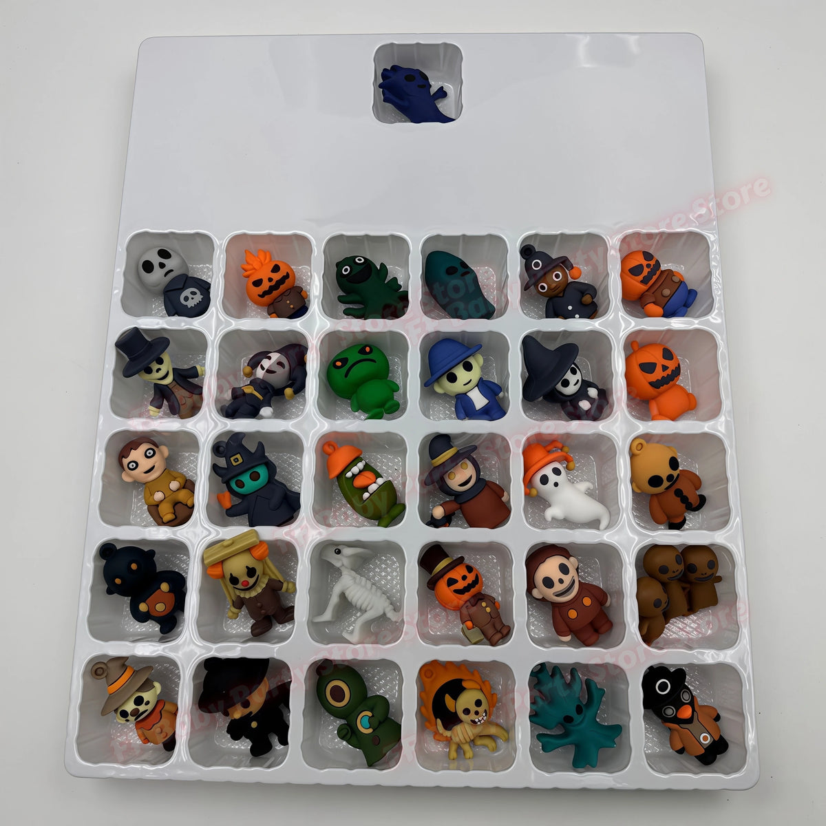 Calendario de Adviento de Halloween 2026: 31 noches de terror, caja de cuenta atrás con mini figuras espeluznantes en 3D, regalo para fiestas de Halloween