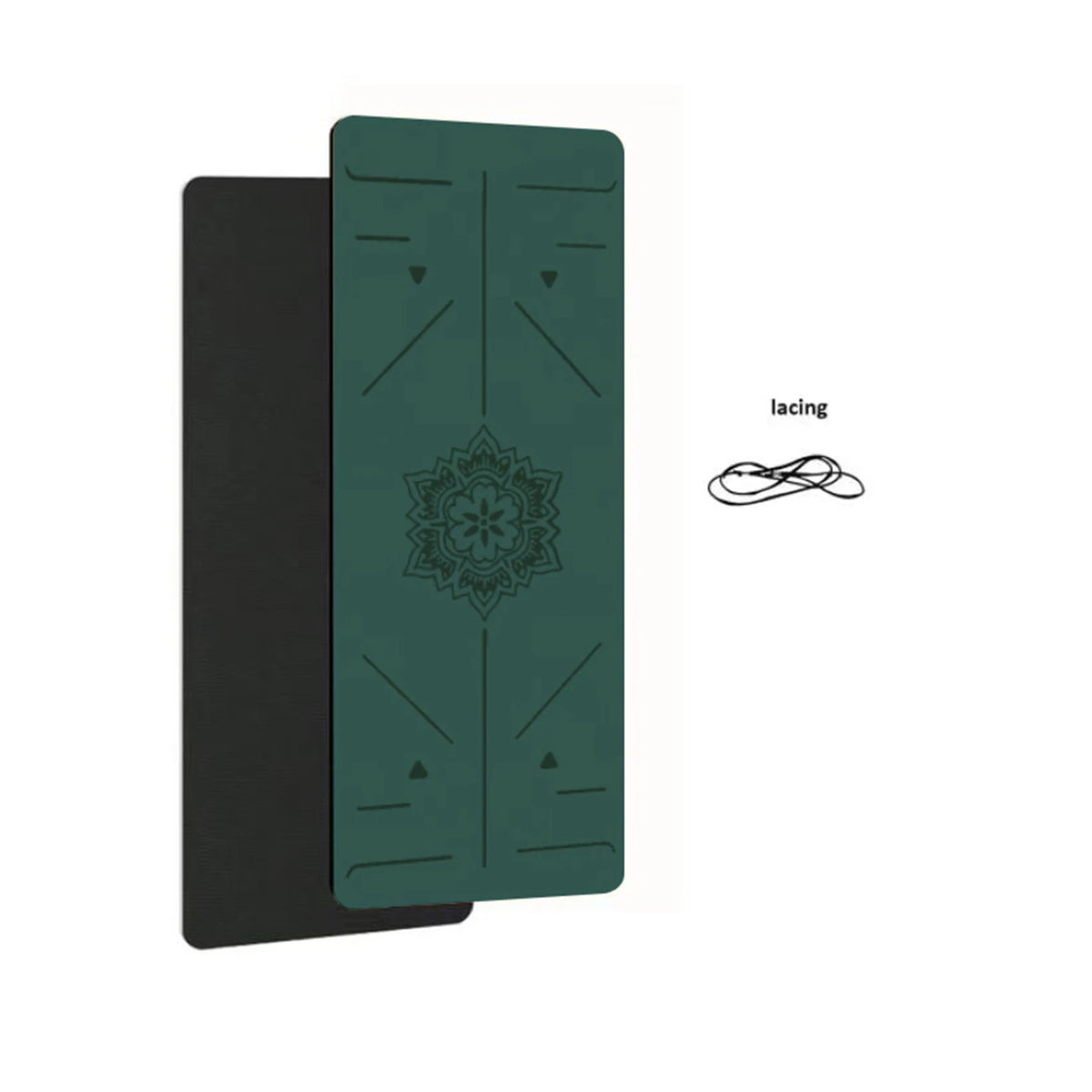 6 mm TPE Yoga Mat, 180 × 57 cm for Yoga and Pilates