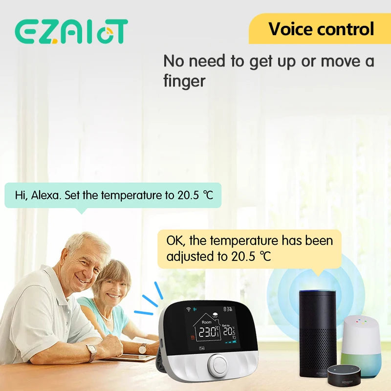 Termostato RF 433 MHz con varianti Wi-Fi