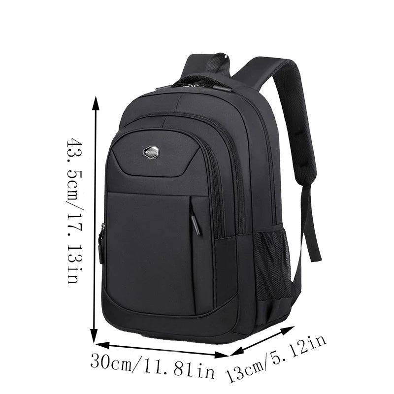 Doppelt schulteriger Rucksack für Herren und Damen – einfarbig – für Beruf, Reisen, Geschäftsreisen, Pendeln und Freizeit