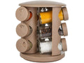 10-Piece Glass Spice Jar Set Brinox Lock with Stand