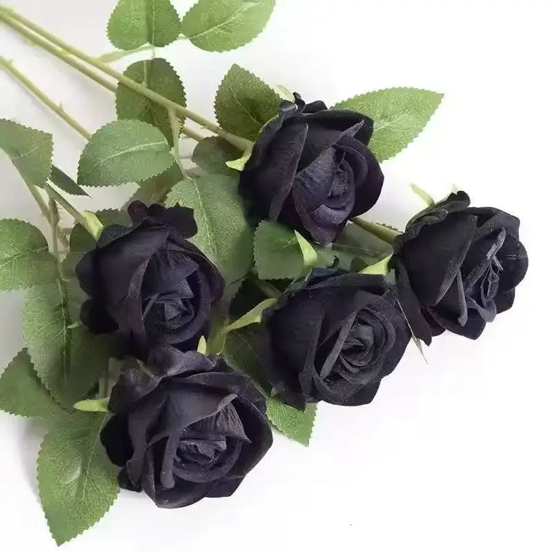 1/5/10/20 Artificial Roses Flowers Rose Branches Artificial Red Roses Realistic Fake Roses Wedding Birthday Home Decoration