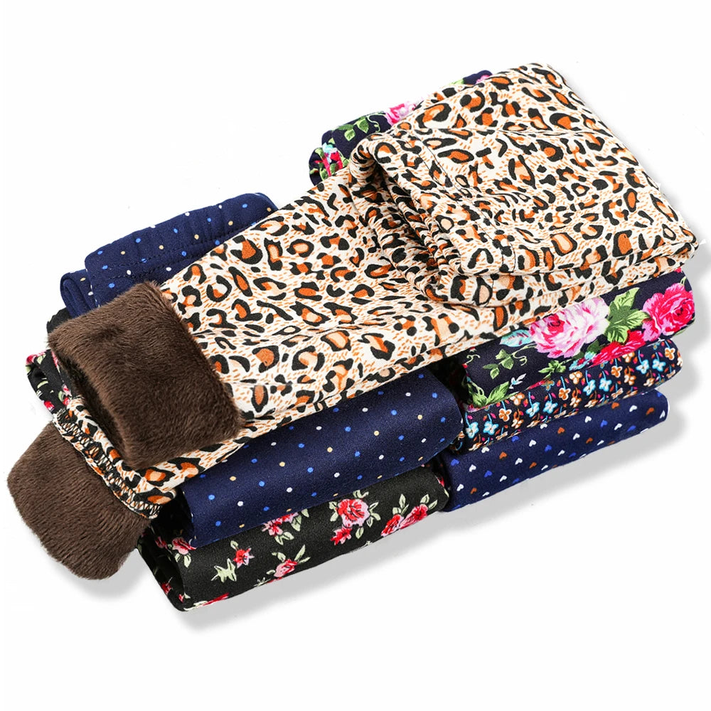 Children’s Fleece-Lined Printed Leggings