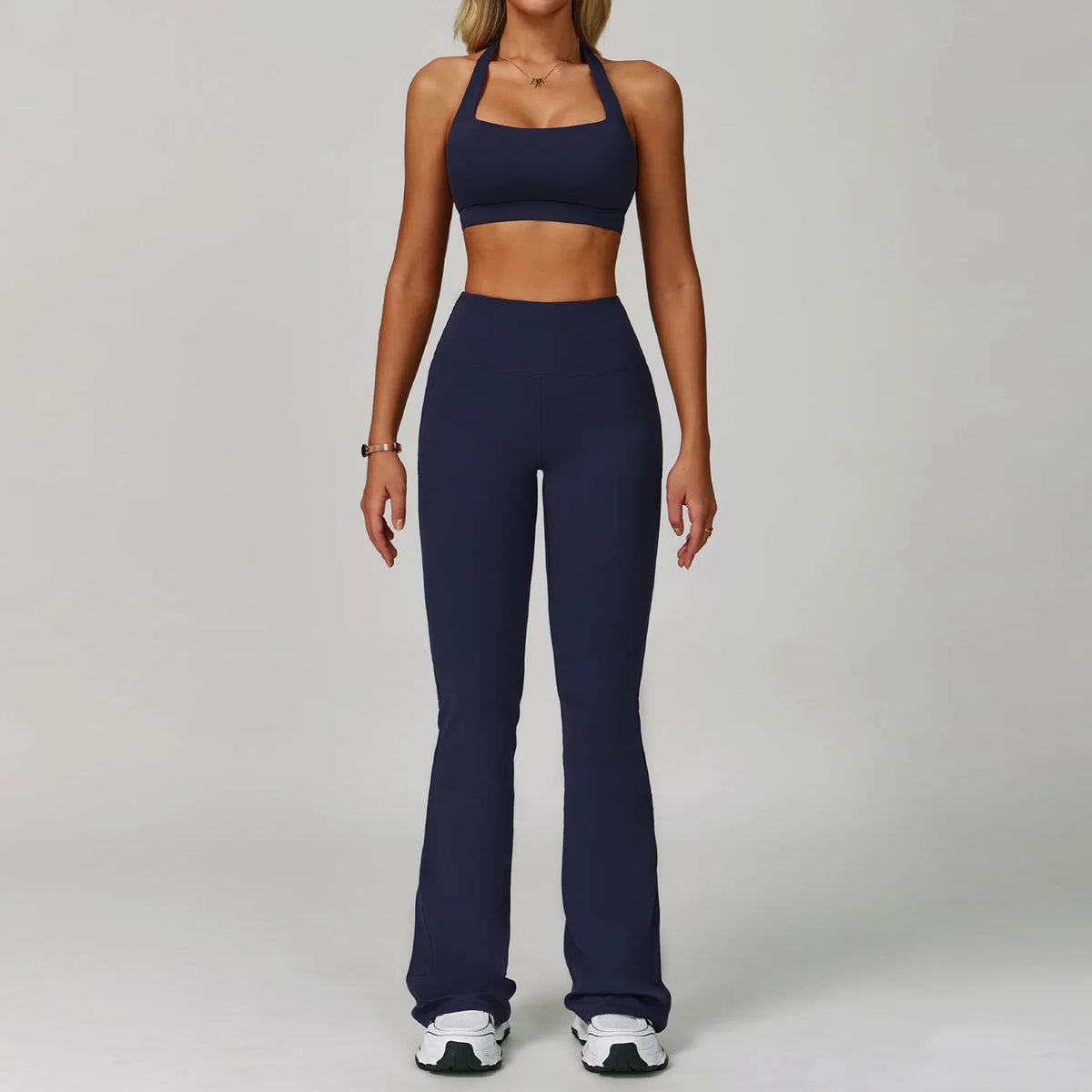 Conjunto de yoga de mujer, 2 piezas, top y leggings