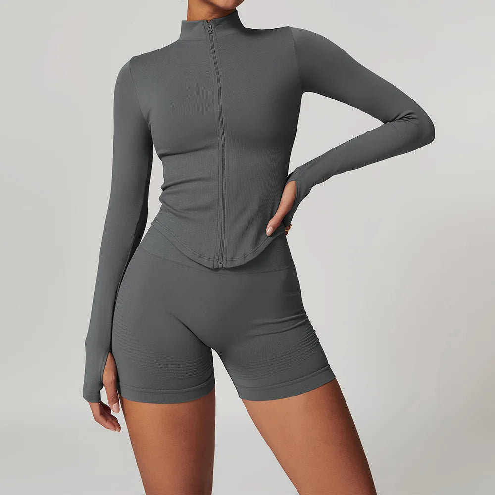 Conjunto de yoga de mujer, top y leggings