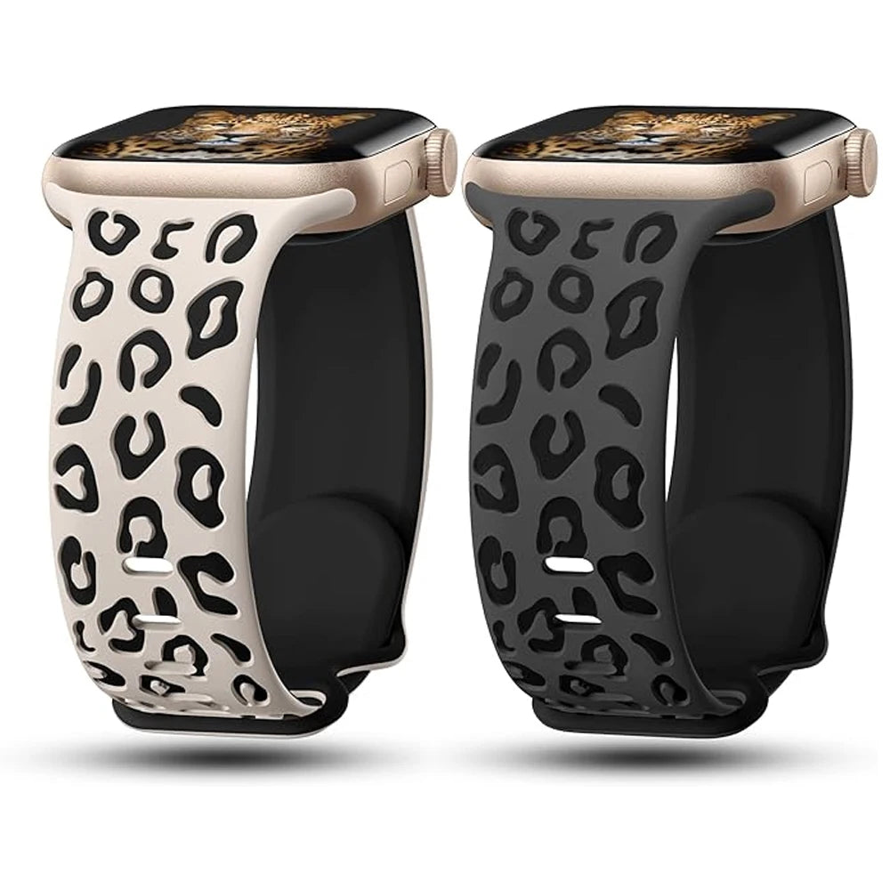 Engraved Strap For Apple Watch Band 45mm 44mm 46mm 42mm 41mm 40mm 49mm Silicone Correa Bracelet Series 11 8 9 10 7 SE 6 5 Ultra