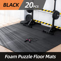 EVA Interlocking Gym Floor Mats, 31 × 31 cm