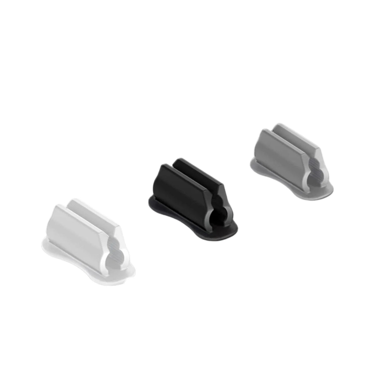 Adhesive Silicone Desk Pen Holders, 3-Piece Set