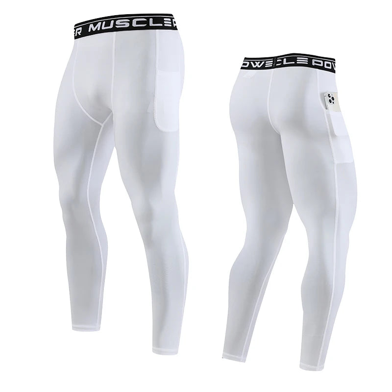 Men’s Running Tights and Compression Sports Pants
