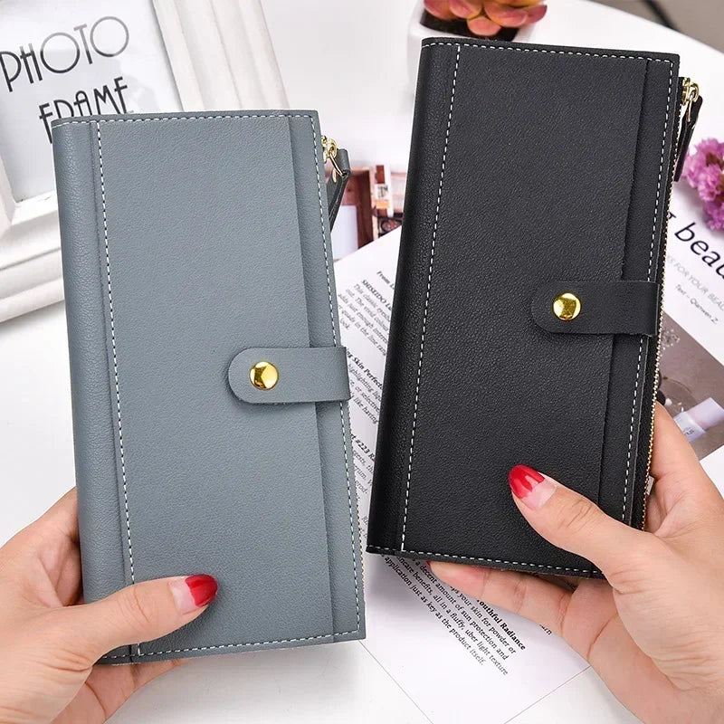 Elegant Clutch Wallet for Women, Versatile Korean Style Long Coin Purse, Fresh Student Wallet, Trendy Female Bag in Stock