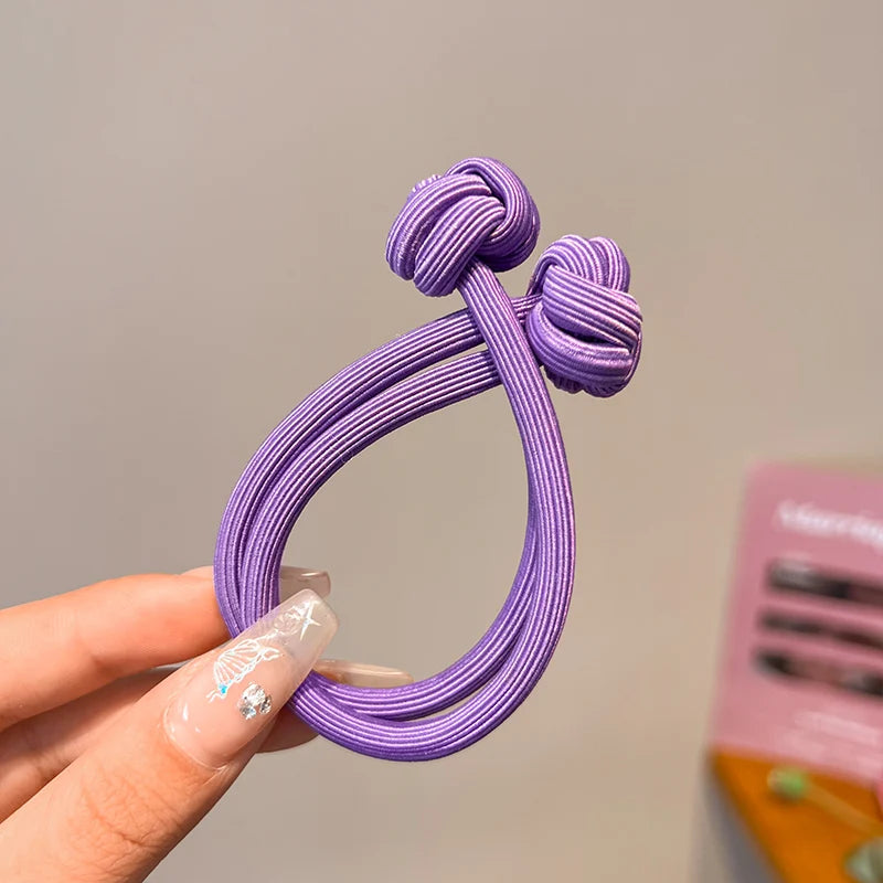 Simplicity Stretchy Rubber Hair Ties for Women, High-Elasticity Fashion Hair Scrunchies for Girls, Hair Accessories