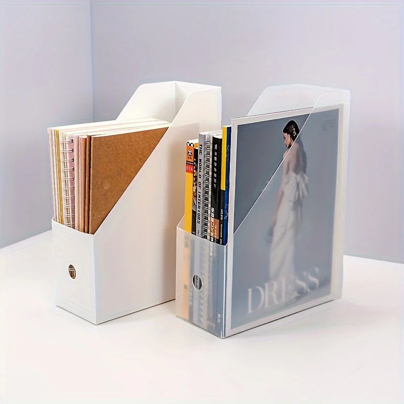 Plastic Desktop Book and File Organizer