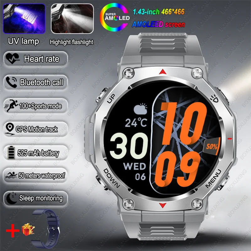 Bluetooth Calling Sports Smartwatch with 5 ATM Rating