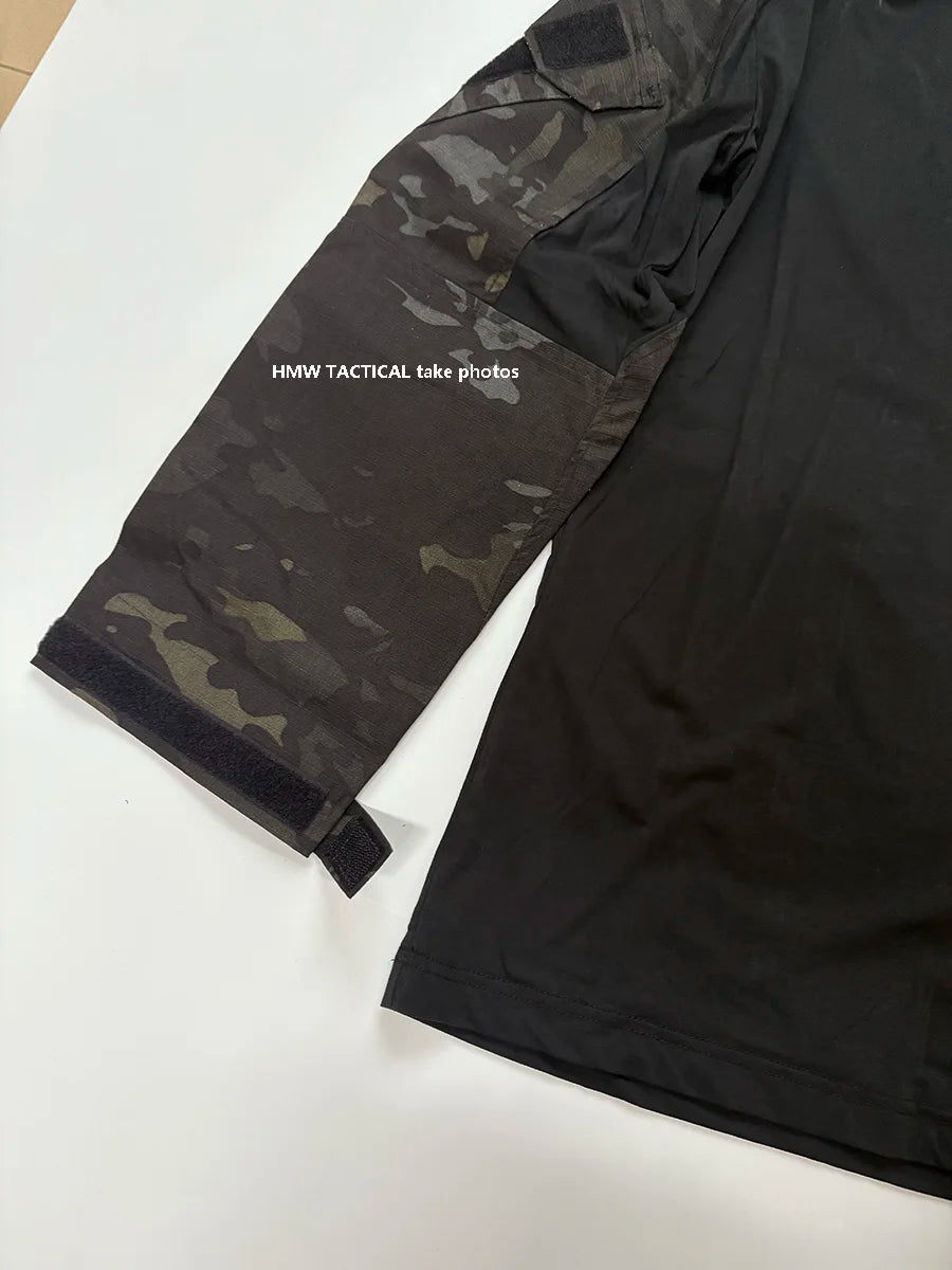 Completo mimetico uomo con maglia e pantaloni