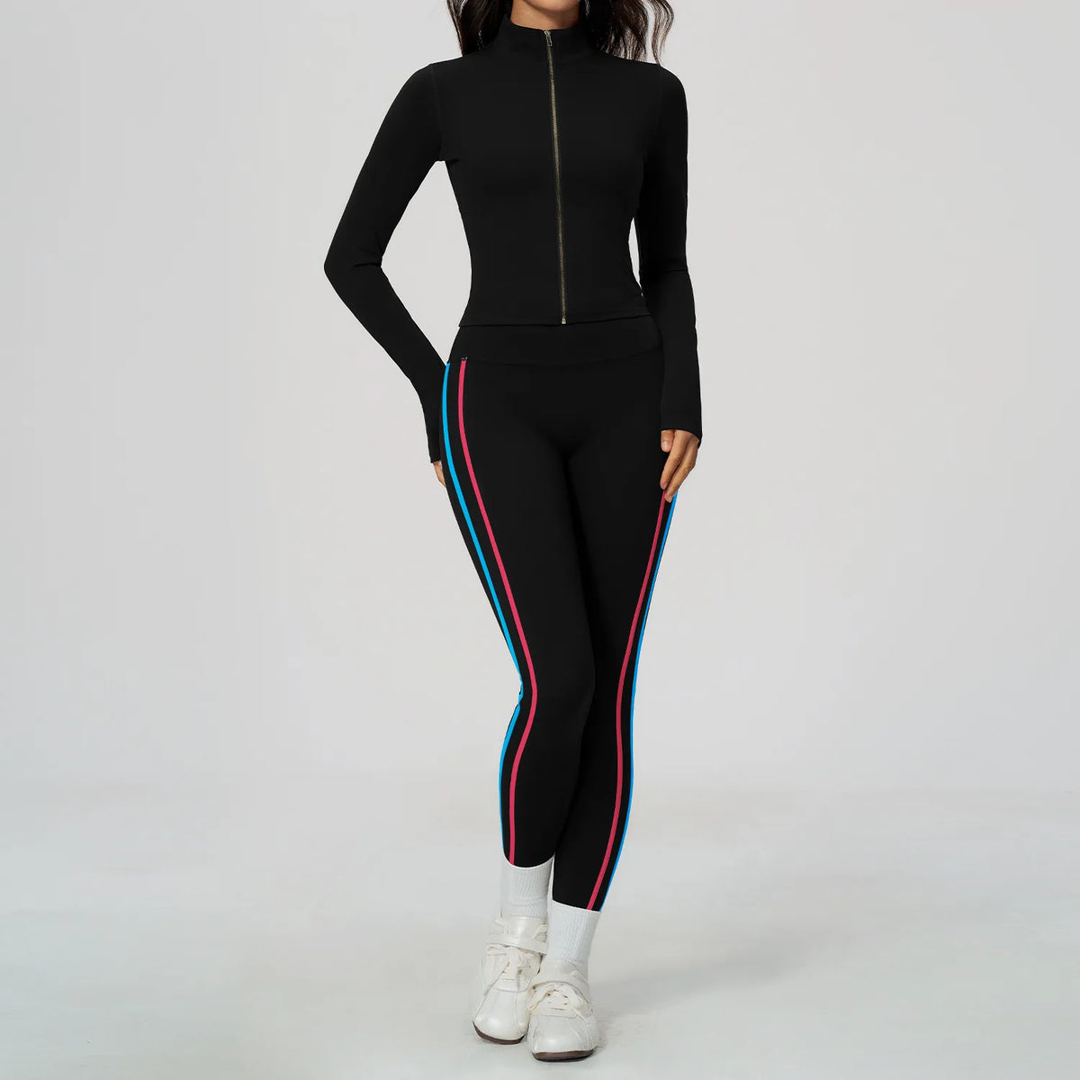 Ensemble yoga femme, 2 pièces, haut et legging