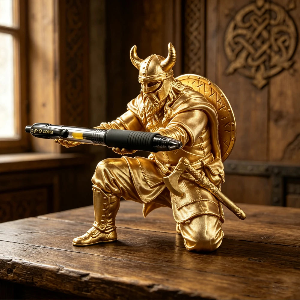 3D-Printed Medieval Warrior Pen Holder