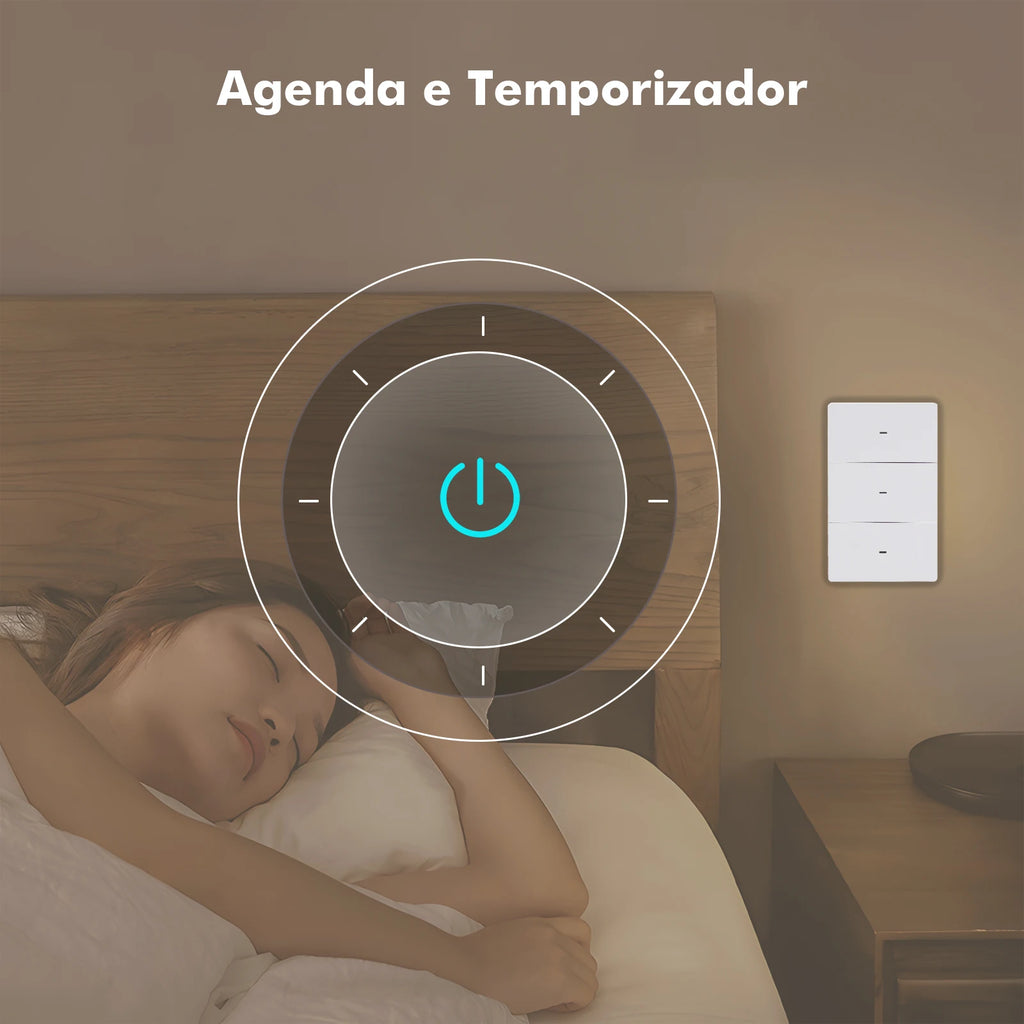 Tuya, N + L avec neutre, interrupteur intelligent Wi-Fi, commande, interrupteur, interrupteur intelligent Wi-Fi, interrupteur Tuya, en provenance du Brésil