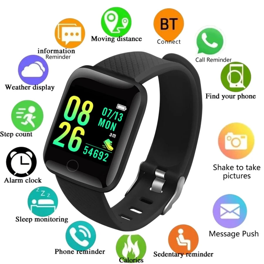 CHAONB D13 Smartwatch with Message and Music Controls