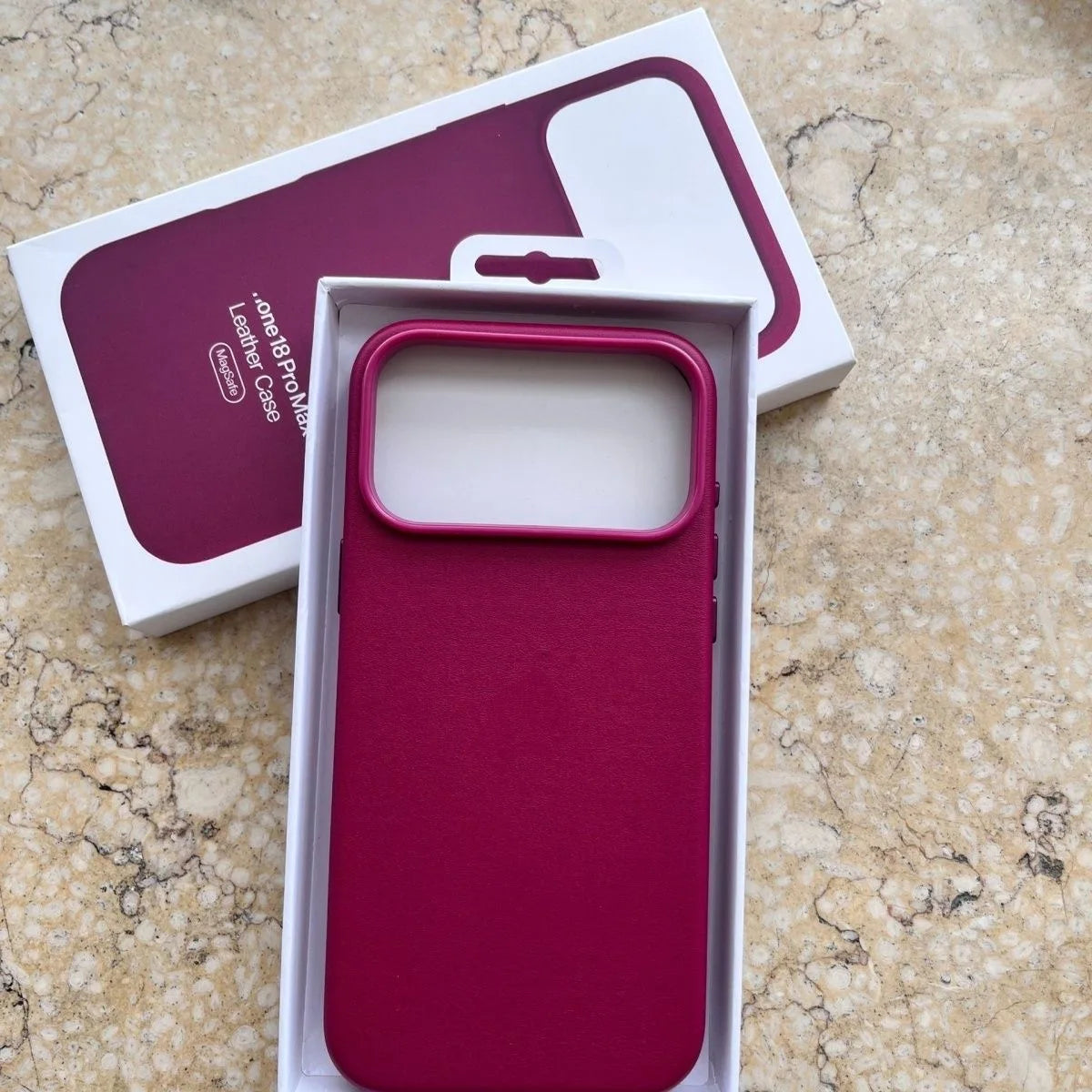 Official Magnetic Leather White Animation Case for Apple iPhone 18 17 Pro Max 18P Original MacSafe for MagSafe Cover Accessories