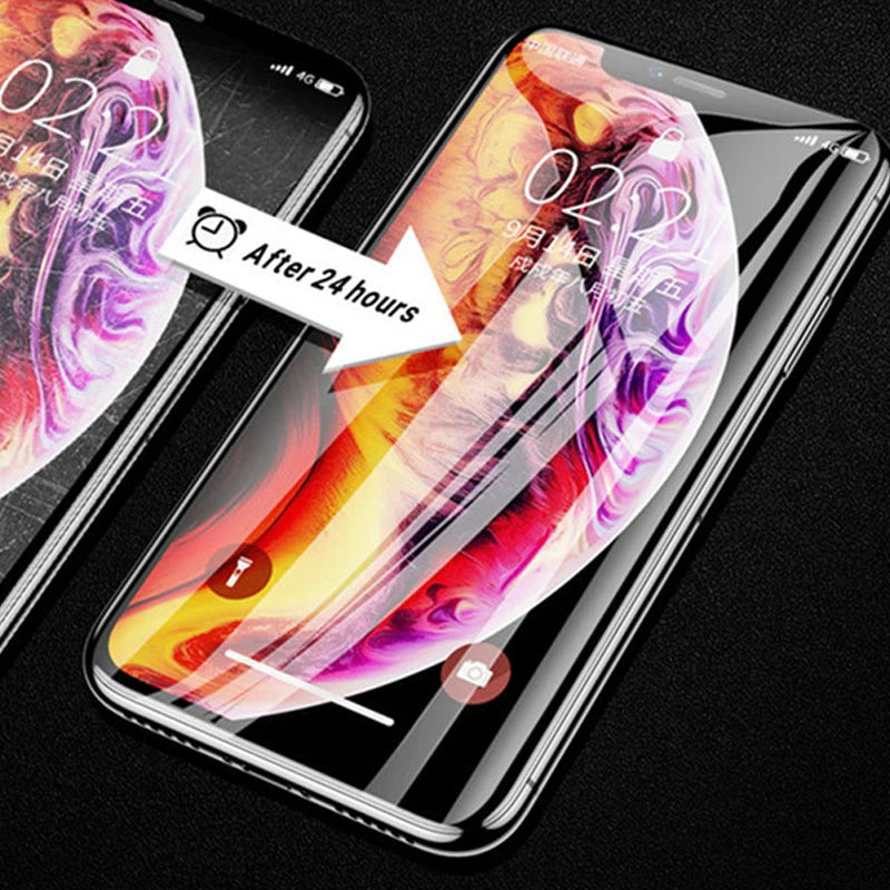 1-5Pcs Hydrogel Membrane Pre-Membrane for Apple iPhone 18 17 16 15 14 13 12 11 Pro Max XR X 7 8 Plus SE Screen Protectors Films