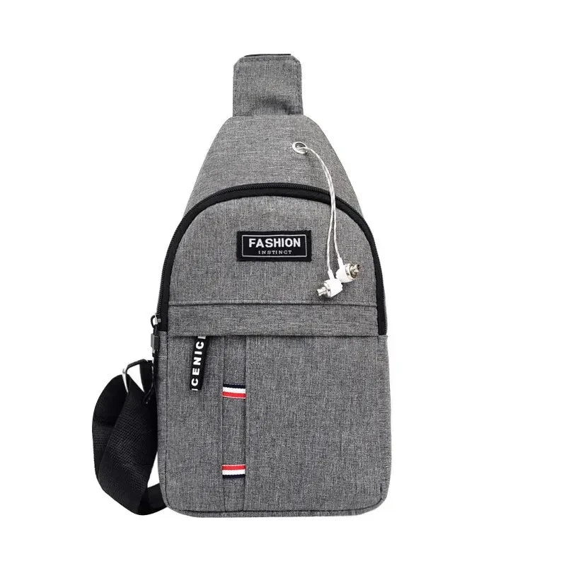 Men’s Nylon Waist and Crossbody Bag