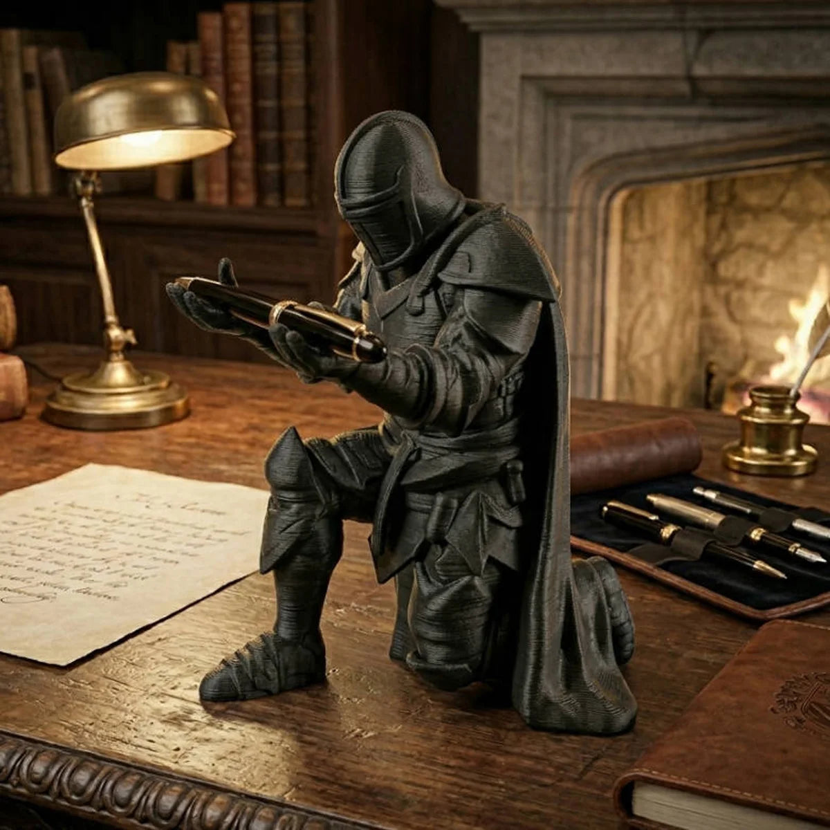 3D-Printed Medieval Knight Pen Holder