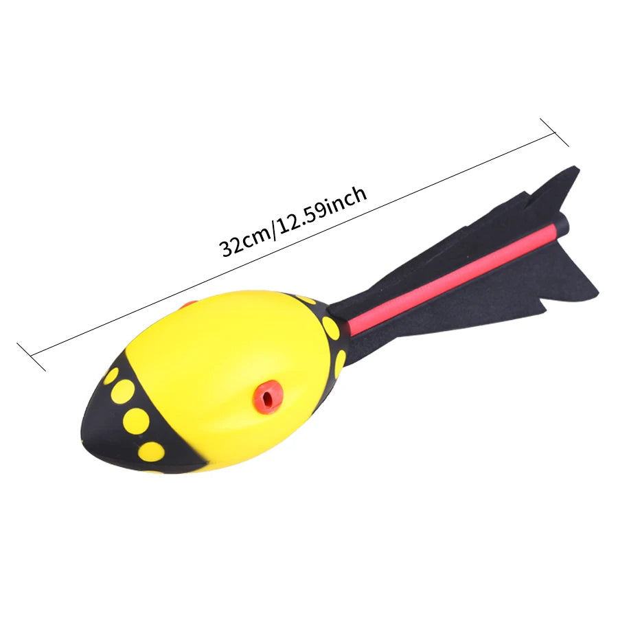 1Pc Torpedo Javelin Fun Athletics Sports Training Wearable Soft Equipment Soft Javelin Soft Torpedo Javelin with Whistle